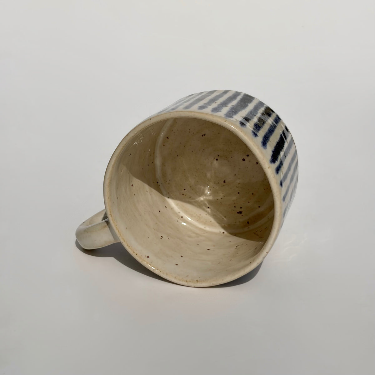 mug - blue stripe